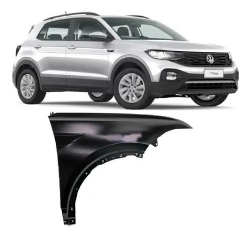 Paralama Lado Direito T-cross 2020 Orig Vw 2gp821106gru Lp