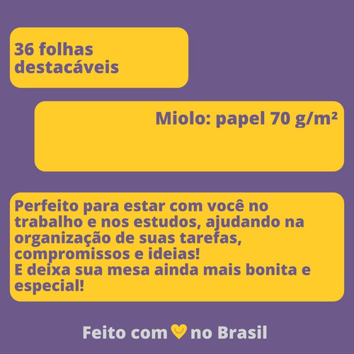 Imagem 10 de 10 de Planner De Mesa Semanal Permanente A4