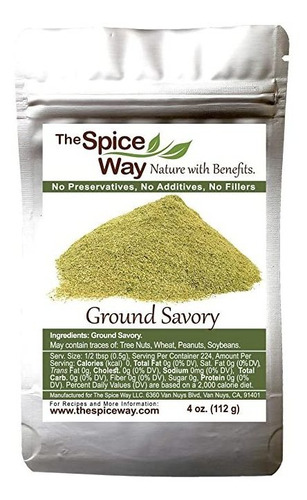 5 Piezas De The Spice Way Ground Savory - 4 Oz Resealable Ba