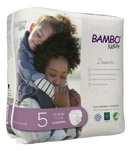 Pañales Bambo Nature Dream 150pz Talla 5 Género Sin género