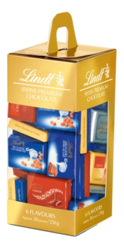 Chocolate Lindt Surtidos Napolitains Suizos 250g Premium