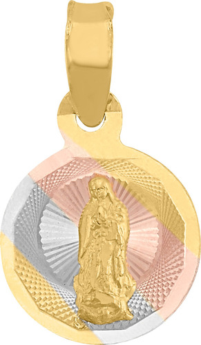 Medalla Guadalupe 3 Colores 10k - 3764