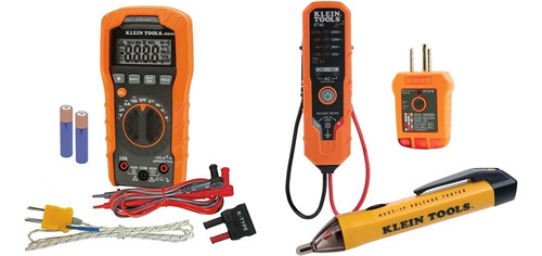 Tools Multimetro Mm400 Rango Automatico Digital Kit Probador