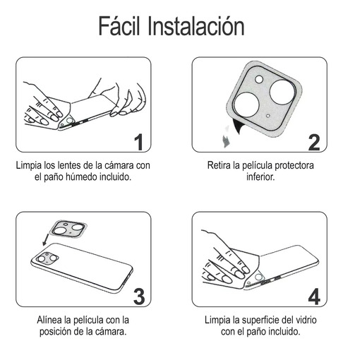 Vidrio Templado Cubre Camara Para Motorola G200