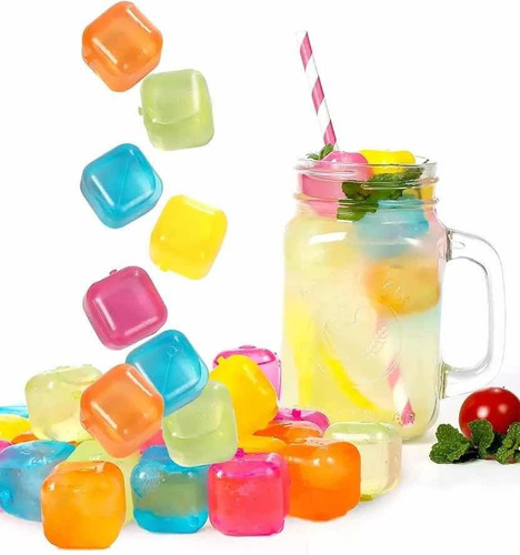 Cubitos Refrigerantes Hielo Reutilizable X10 Plástico