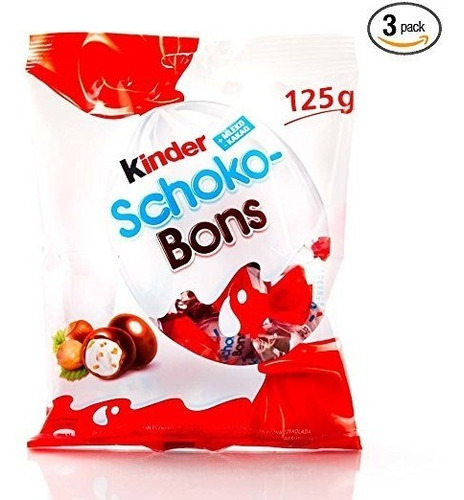 Kinder Schoko-bons, 125 G (pack De 3)