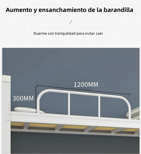 Itera Para Colchones Individual - Modelo Valki Color Gris Blanco