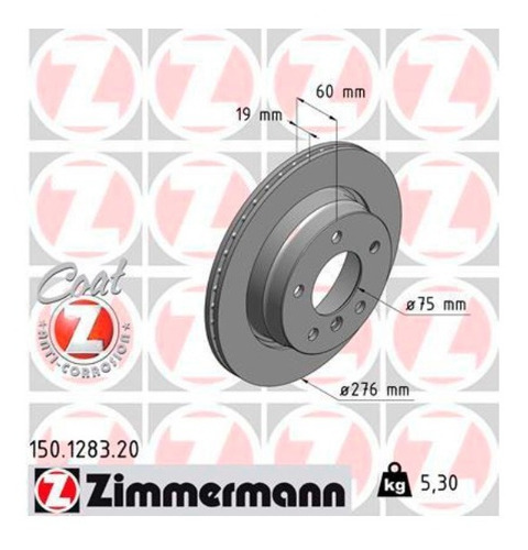 Disco De Freio Tras. Para Bmw 328i Cabriolet 1995-2000 (e36)