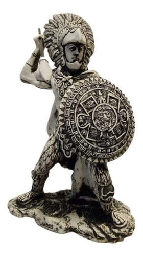 Guerrero Águila Con Escudo Azteca Grande- Escultura Jart | Meses sin  intereses