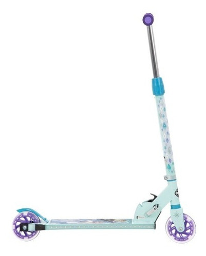 Patin Frozen Luces Led Huffy Xtr P. Color Celeste