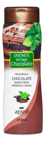 Sabonete Líquido Chocolate E Menta Feminino Apinil 210ml