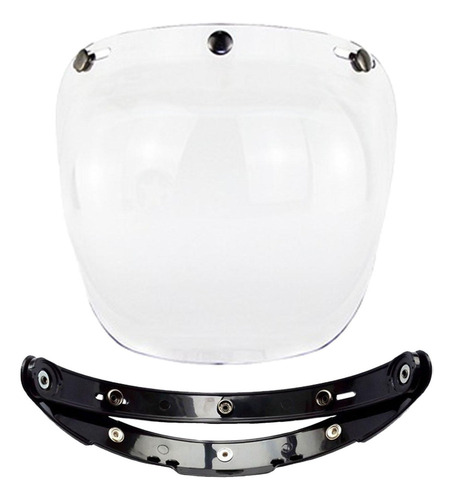 3 Snap Visor Shield Face Front Flip Up Durable Para Cascos