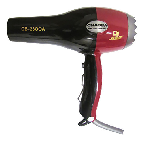 Secador De Pelo Profesional Chaoba Cb2300a Color Negro