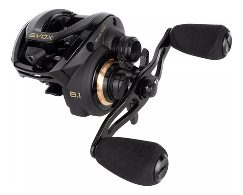 Carretilha Saint Evox Black Edtion 8.1:1 Drag8kg 7rolamentos Cor Preto Lado Da Manivela Esquerdo