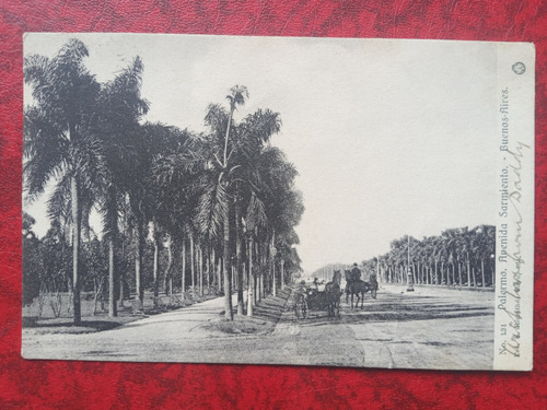 Buenos Aires Palermo - Avenida Sarmiento 1901 Postal A G.b.