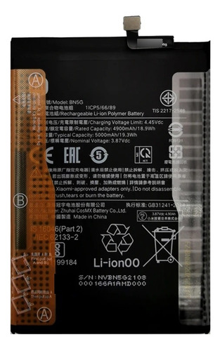 Bateria Pila Xiaomi Redmi  10c - 10a  Bn5g  4900 Mah