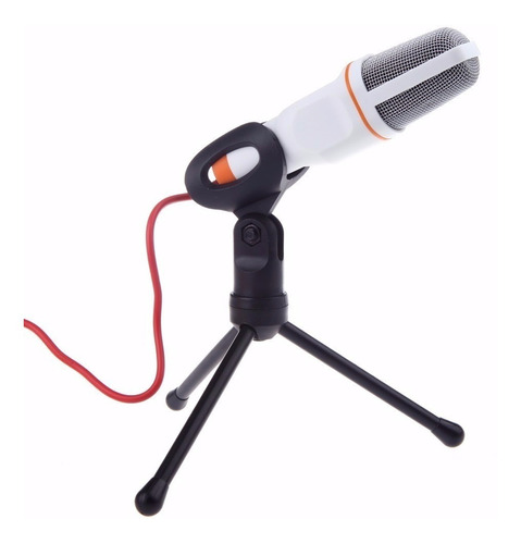Microfono Condensador Plug Semiprofesional Con Mini Tripie