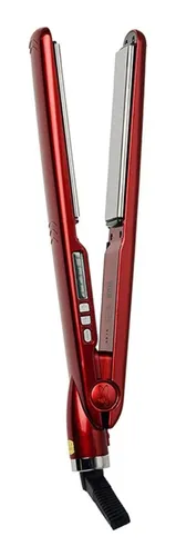 Plancha De Cabello Profesional Timco® X-titanium Con Funda Roja Timco  TIT-230R