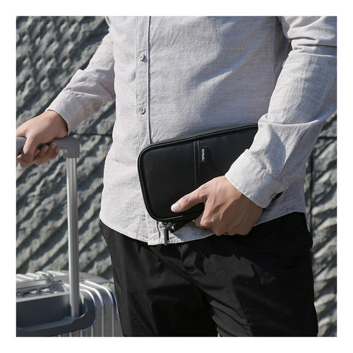 Cartera De Viaje Con Soporte Para Pasaporte Familiar, Funda