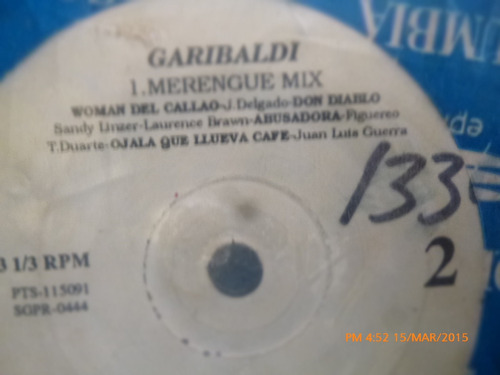 Vinilo Single De Garibaldi - I Merengue Mix ( Y140