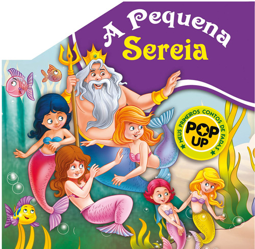 Pop-Up - Pequena Sereia, de On Line a. Editora IBC - Instituto Brasileiro de Cultura Ltda, capa mole em português, 2020