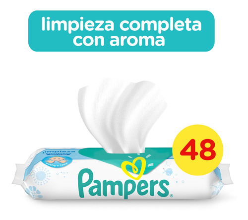 Toallitas Húmedas Pampers Fresh Clean 48 Unidades - Pack X4