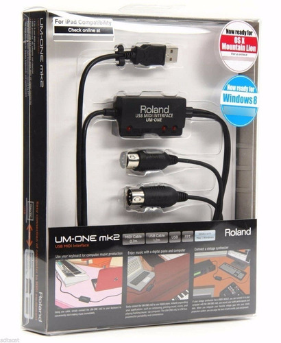 Imagen 3 de 7 de Roland Um-one Cable Interface Midi Usb Mk2 - Cuotas