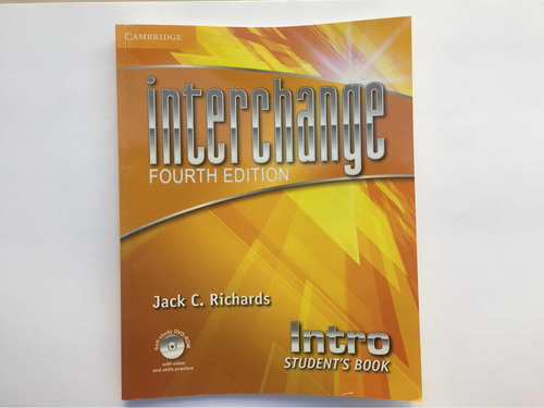 Interchange Intro 4th Ed. Students Book C/dvd. Cambridge.