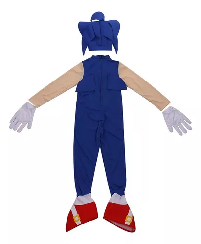 Fantasia Sonic - Cosplay Infantil