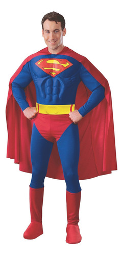 Disfraz De Dc Comics Deluxe Muscle Chest Superman, Pequeño