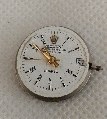 Máquina De Relógio Feminino Rolex Para Restauro Ou Coleção (Usado)