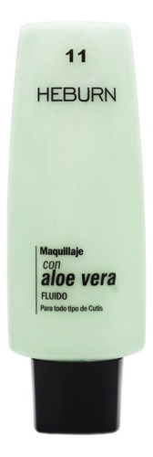 Heburn Maquillaje Profesional Fluido Con Aloe Vera Nro 11