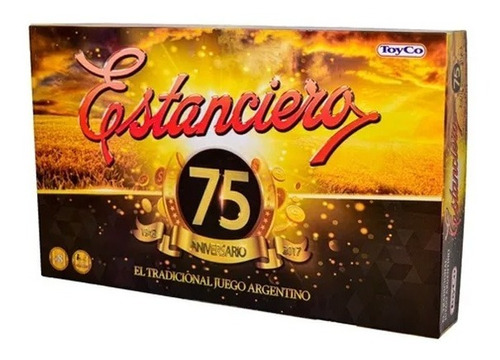 Juego De Mesa Estanciero 75 Aniversario Original Toyco