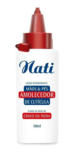 Imagem 1 de 1 de Amolecedor De Cutículas Nati - Cravo Da Índia 100 Ml