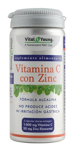 Vitamina C Con Zinc - 60 Caps