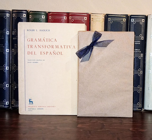 Gramática Transformativa - Roger L. Hadlich / Gredos +sorpre (Usado)