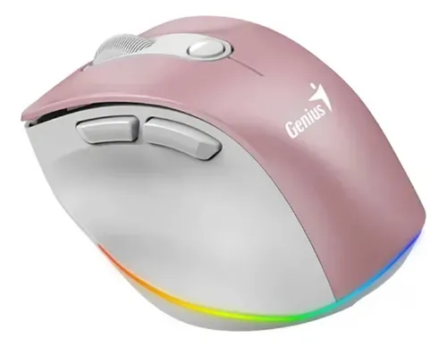 Mouse Genius Ergo 9000s Pro Con Conexión Usb Rosado Rosa