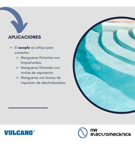 Imagen 5 de 10 de Kit Vulcano Pileta Hormigón: Skimmer Boca Ancha + Accesorios