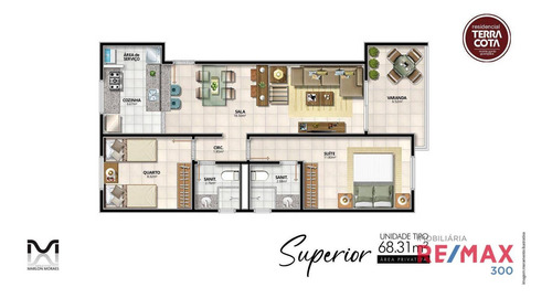 Imagem 24 de 29 de Apartamento 2/4, 68 M² Por R$ 240.000 - Monte Gordo - Camaçari/ba - Ap0051