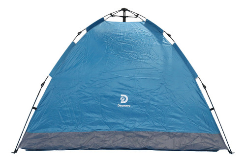 Carpa Discovery 3 Personas Autoarmable Impermeable Camping Color Azul