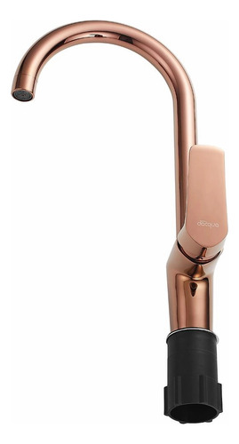 Torneira Monocomando Cozinha Bica Alta Cobre - Sensi Dacqua Acabamento Metal Cobre Cromado