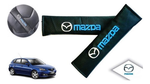 Par Almohadillas Cubre Cinturon Mazda 3 2.3l 2007