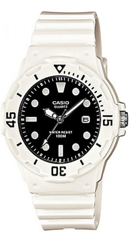 Reloj Para Mujer Casio Lrw_200h_1ev Lrw200h-1evdf Blanco