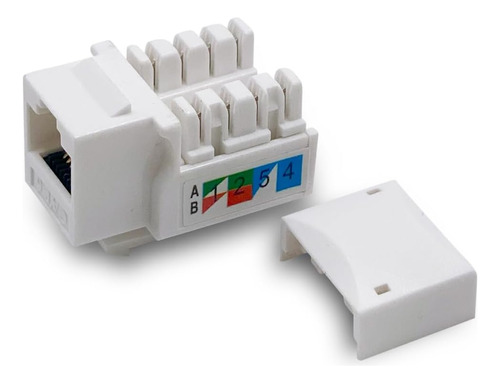 (paquete De 10) Cat6 Keystone Jack - [ul Listed] - Ethernet 