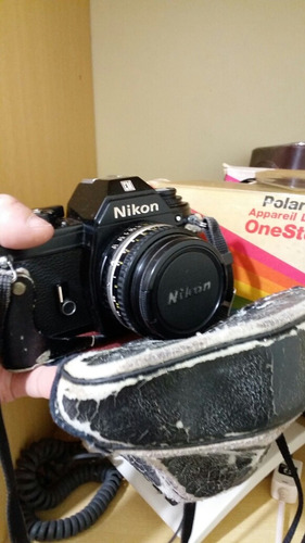 Camera Polaroid Nikon Japonesa Máquina Fotográfica Antiga Ol
