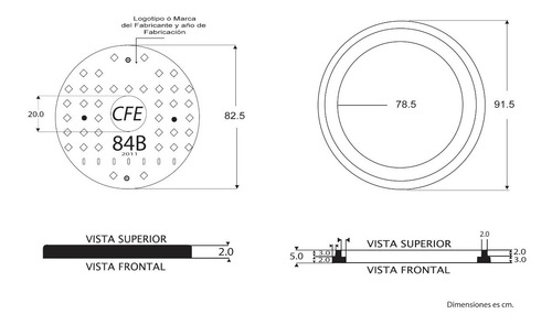 Aro Y Tapa 84b Cfe Policoncreto, Gris As-at84b-pc Javaz
