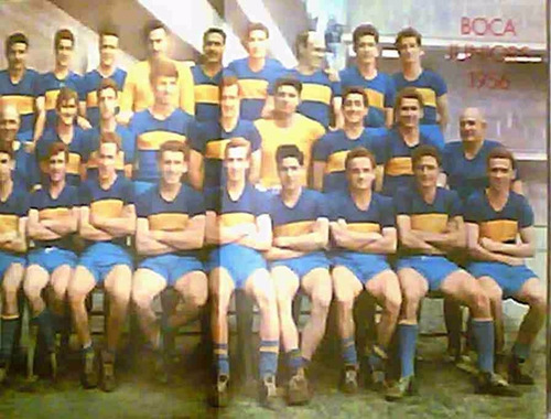 El Grafico 1946 Miori - Lamina Equipo Boca Jujniors 1956