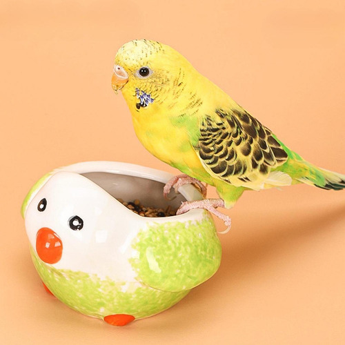 Comedero Para Pájaros Con Soporte De Abrazadera, Azul