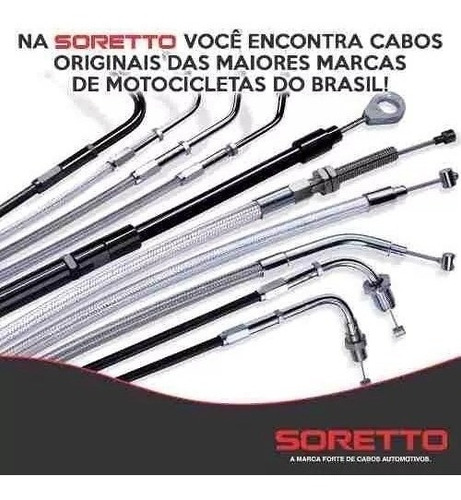 Cabo De Embreagem Para Moto Honda Cg125- Fan09- Fan125 Ks/es