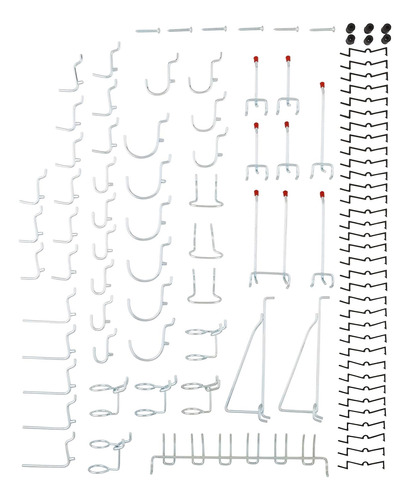 Ganchos Para Tablero Perforado Exhibidor 51 Piezas Stanley